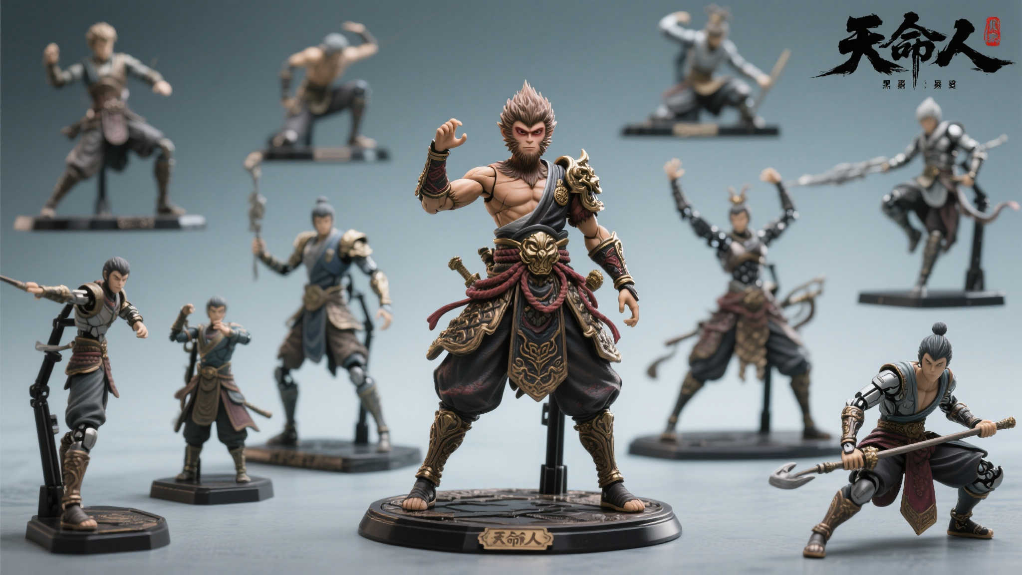 《黑神话》天命人1/12人偶海量官图公布:姿势超多! 《黑神话》天命人1/12人偶海量官图公布:姿势超多!